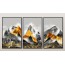 Bộ 3 tranh canvas “Núi Vàng” TGT0346